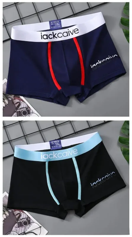 3 pçs calcinha masculina de algodão boxers masculino respirável homem boxer impresso cuecas confortáveis shorts masculinos roupa interior M-3XL — image 18