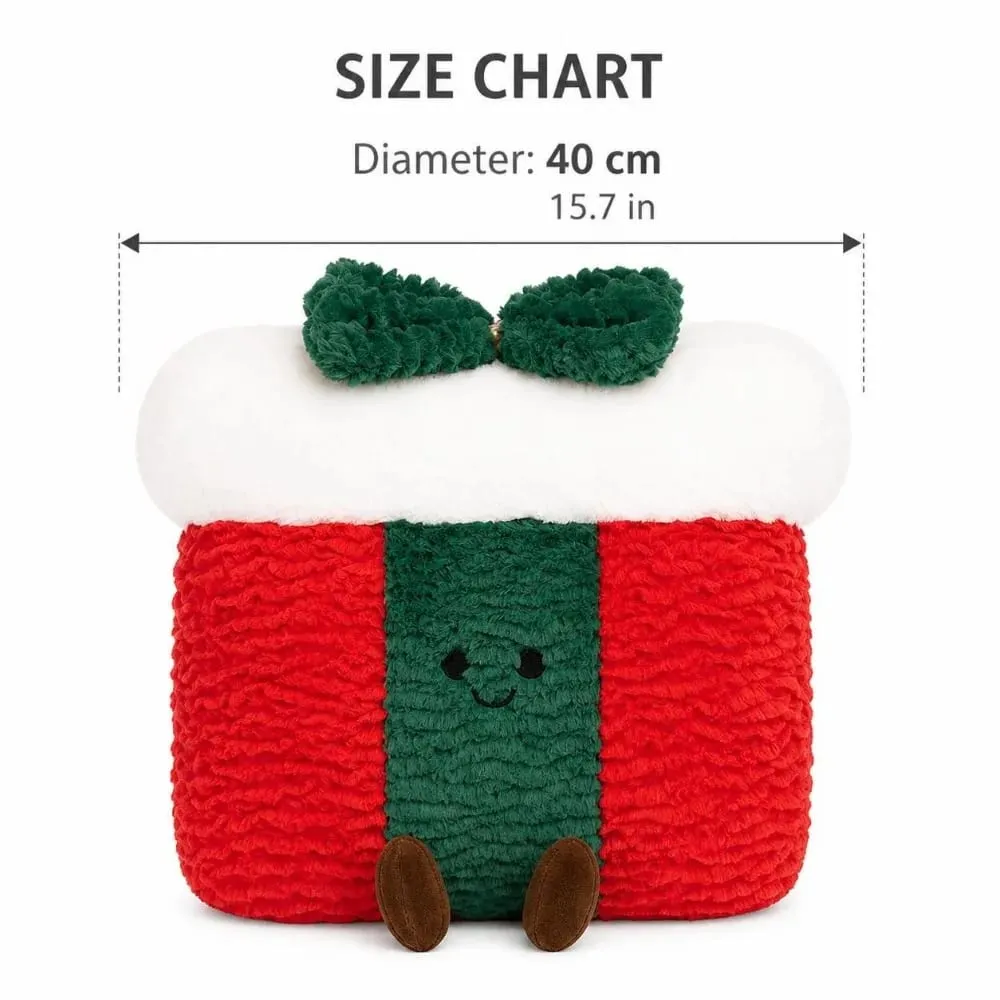 Cute Creative Shape Christmas Pillow Seasonal Pattern Soft Gingerbread Man Cushion Comfortable Waist Cushion Home Decor — image 9