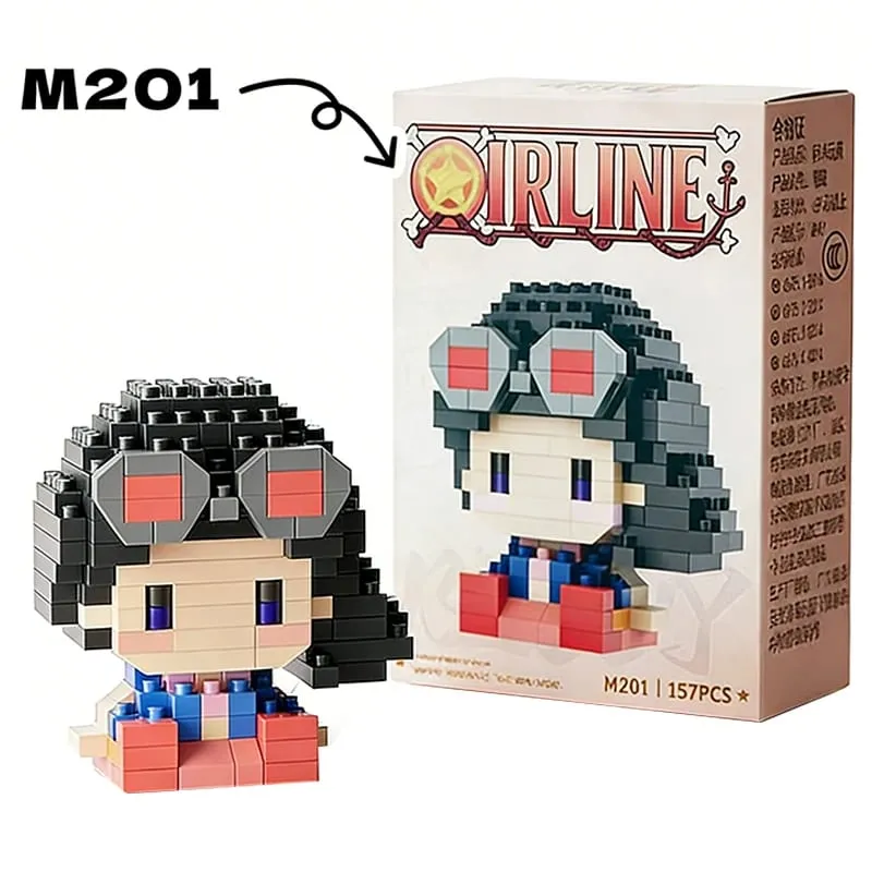 Anime Building Block Chopper Buggy Assembly Micro Building Block Zoro Robin Character Model Mini Bricks Figure Toys For Gift — image 8