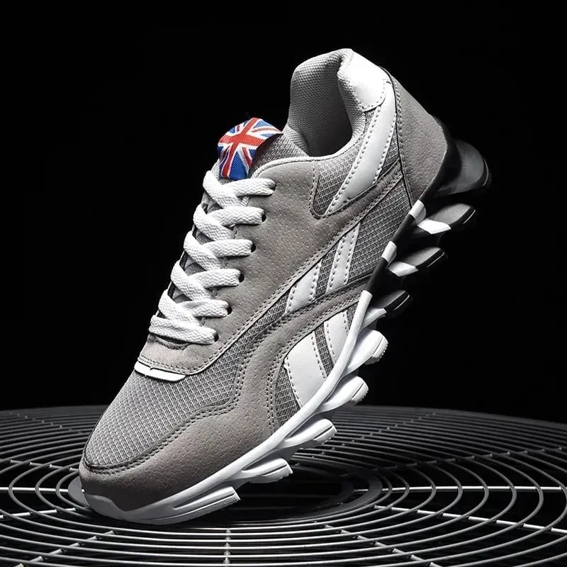 Brand Trend Size 36-48 Men's Wear-resistant Cushioning Thick-soled Fitness Sneakers Outdoor Breathable Running Shoes for Men — image 14