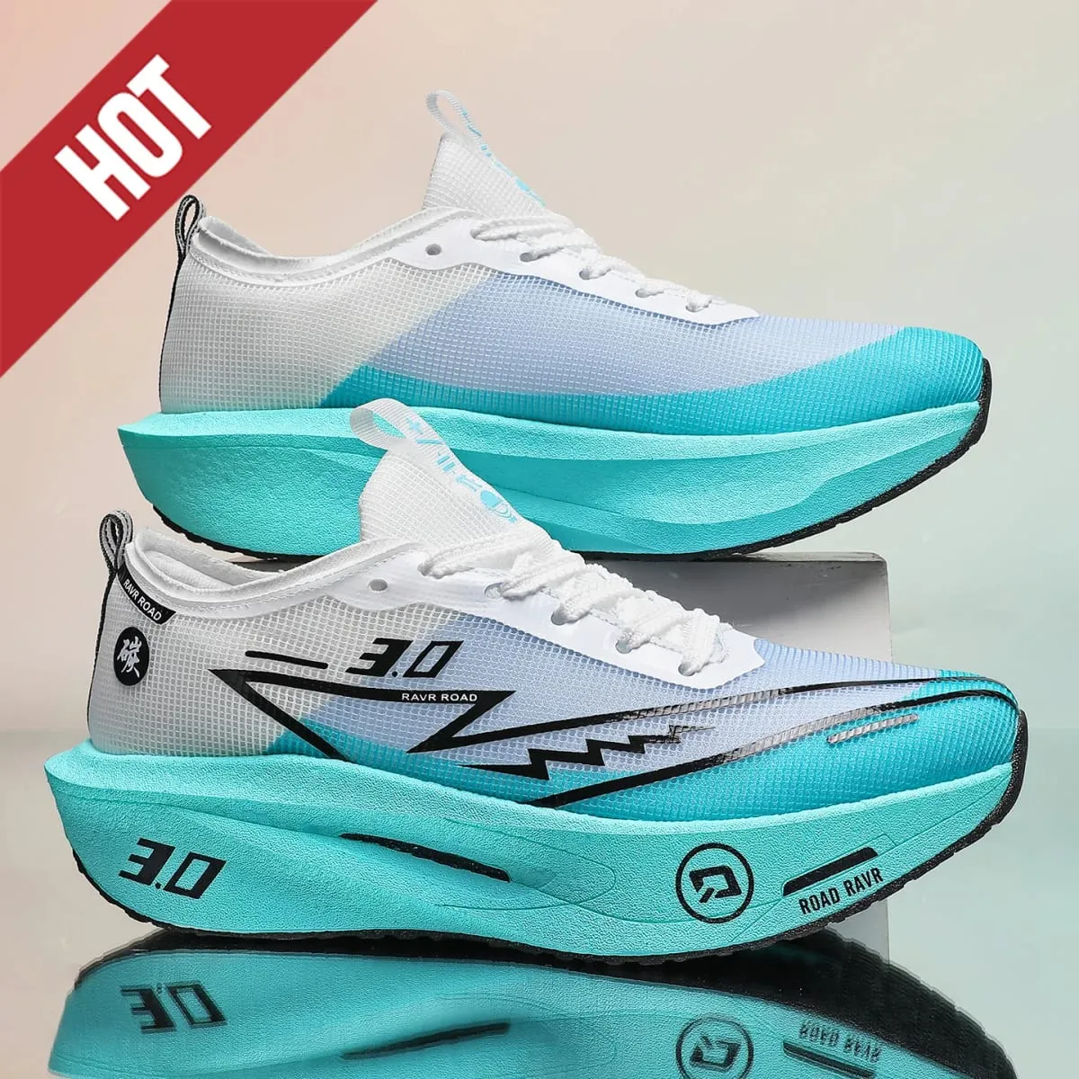 Running Shoes Men Marathon Carbon Board Speciality Sports Breathable Lightweight Women's Comfortable Athletic Stability Sneakers