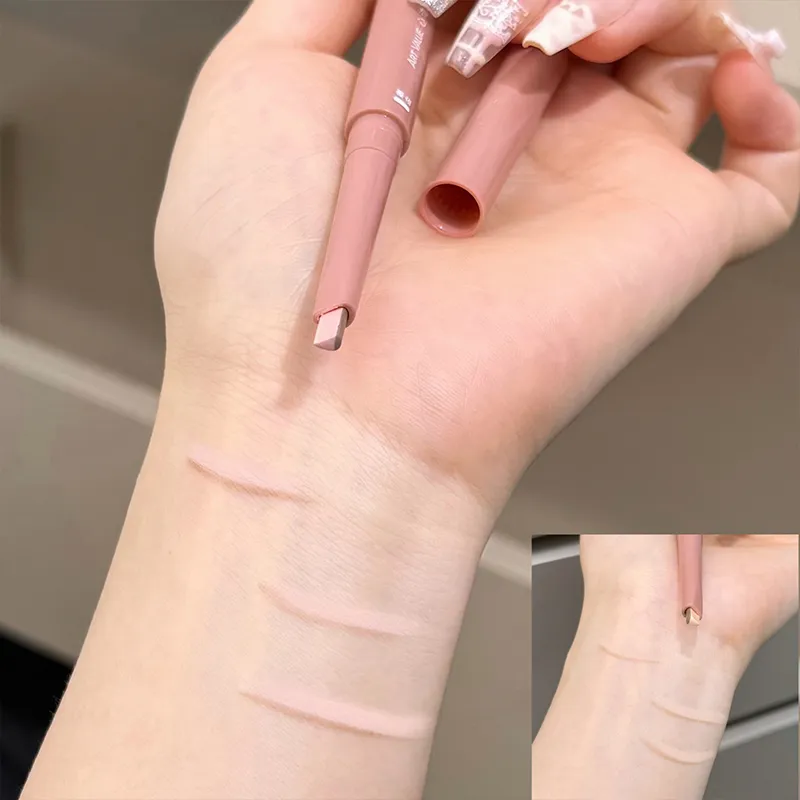 ART VALUE Two-tone Lying Silkworm Pen Under Eye Liner Brighten Shadow Makeup Pencil Nude Pink Lower Eyelid Highlighter Contour — image 5