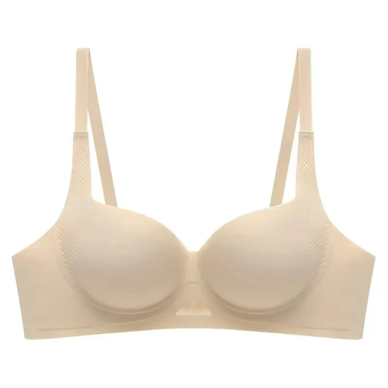New Hollow-out One-piece Seamless Comfortable Push Up Lingerie Small Breast Gathering Anti-sagging No Steel Ring Bra