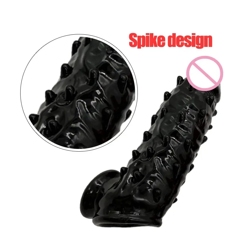 Male Silicone Penis Ring Reusable Cock Ring Lock Delay Ejaculation anillo hombre Penis Sleeve Chastity Erotic Sex Toys For Men — image 4