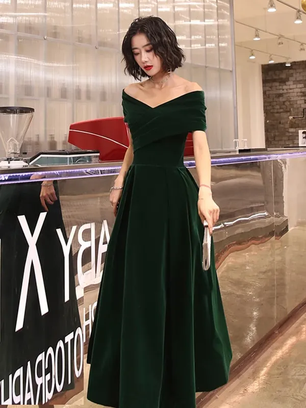 Lautaro Spring Long Lyx Elegant Vinröd Mjuk sammet Kvällsfest Bröllopsklänningar för kvinnor 2022 Off Shoulder Maxiklänning — image 9