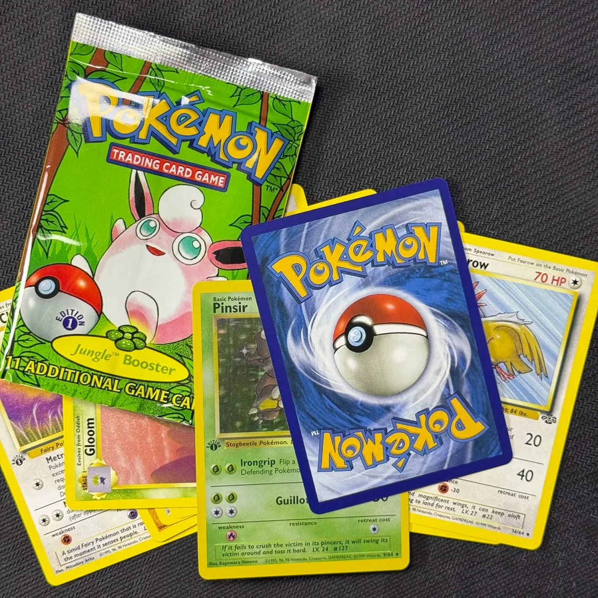 11Cards/Pack PTCG Booster Packs Proxy Card Jungle/Fossil/Base Set Charizard Blastoise Venusaur PKM Board Game collectible Cards