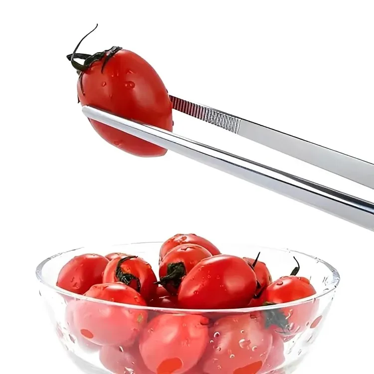 Stainless Steel Multifunction Barbecue Tongs Food Clip BBQ Kitchen Gadgets Cooking Tweezers Buffet Tool CFQJ006 — image 8