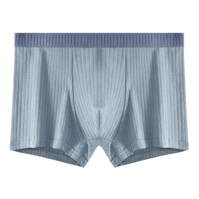 1/4 pçs roupa interior masculina de algodão puro quatro cantos shorts todo algodão antibacteriano virilha adolescente menino roupa interior ângulo plano