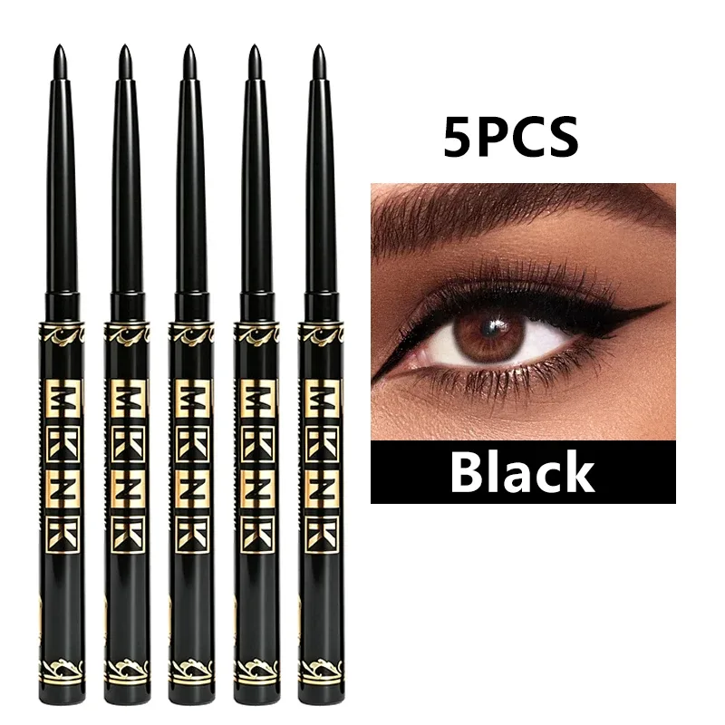 Black Brown Eyeliner Pencils Waterproof Sweatproof & Smudge-Proof with Easy Twist Application Eye Liner Pen for Bold Eye Makeup — image 9