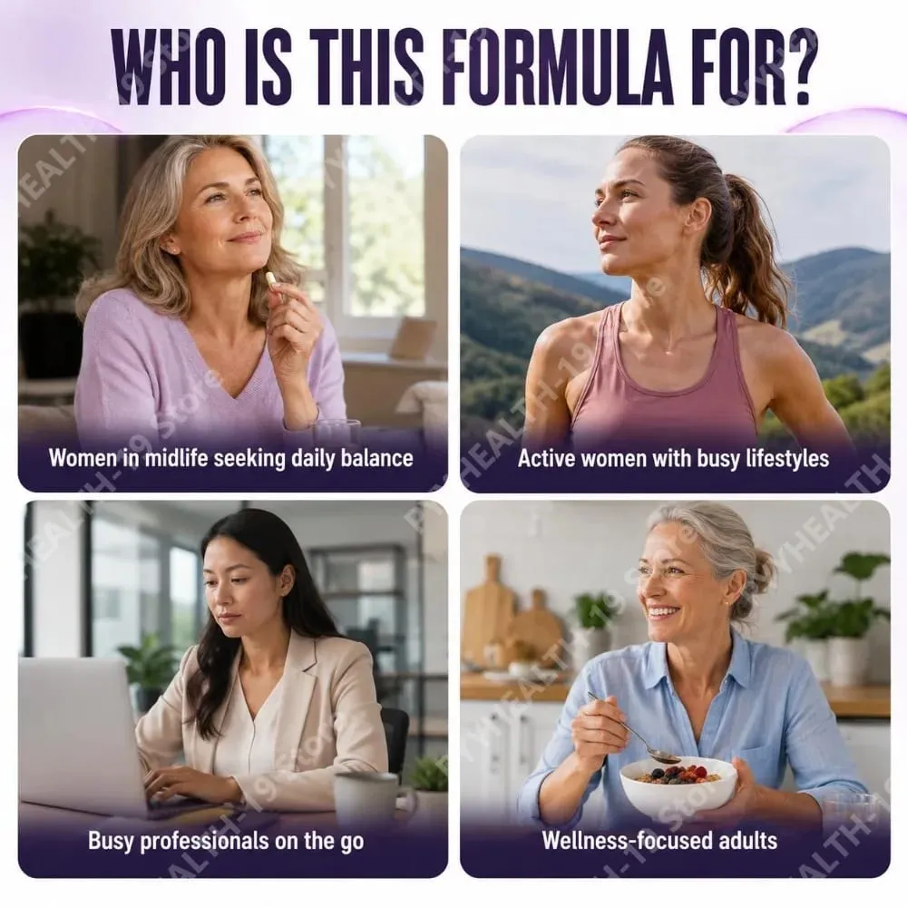 Menopause Total Support Probiotic Capsules 15 Billion CFU 5 Strains Prebiotic For Digestive Microbiome Wellness Adult 30 Count — image 4