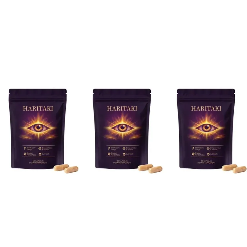 Haritaki Third Eye Capsules for Digestive Balance & Regular Gut Support with Antioxidant Protection 60 Organic Veggie Capsules — image 9