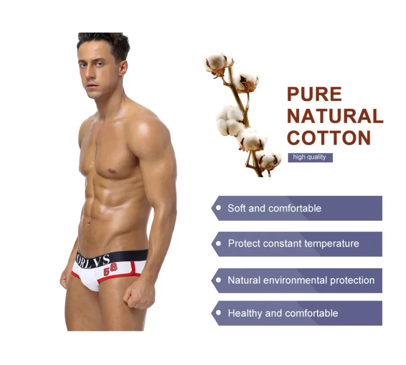 Marca Pinky Seaso, los más vendidos, pantalones triangulares sexis, ropa interior fina de Modal de Color sólido, calzoncillos de Modal ventilados de talla grande para hombres — image 8
