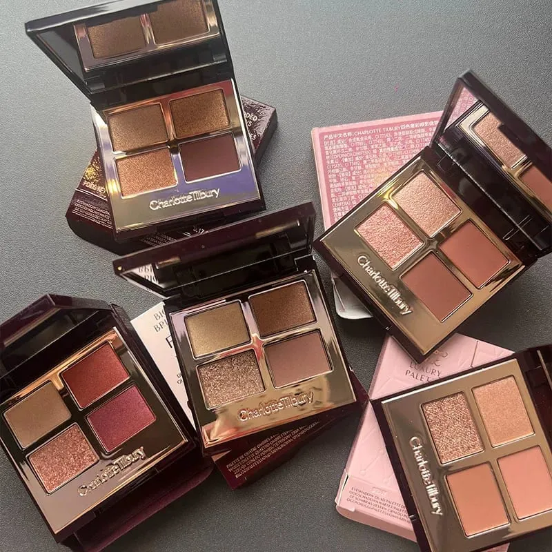 Charlotte Tilbury Brand Makeup 4 Farver Øjenskygge Disc 5,2g Pude Talk Nature Let at farve Foundation Øjenskygge Kosmetik — image 5