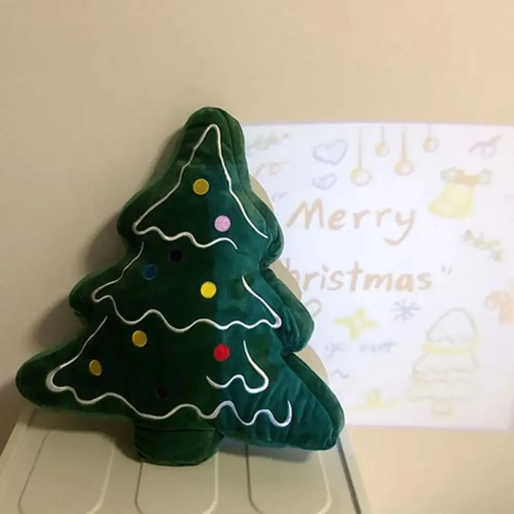 Soft Christmas Tree Sofa Cushion Skin-friendly Comfortable Christmas Day Decorative Pillow 3D Shaped Ornaments — image 6