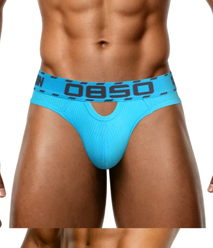 1/3Pcs Cotton Men Underwear Sexy Breathable Bikini Panties Underpants Large Crotch Pouch Mens Briefs with Front and Back Cutouts — image 15