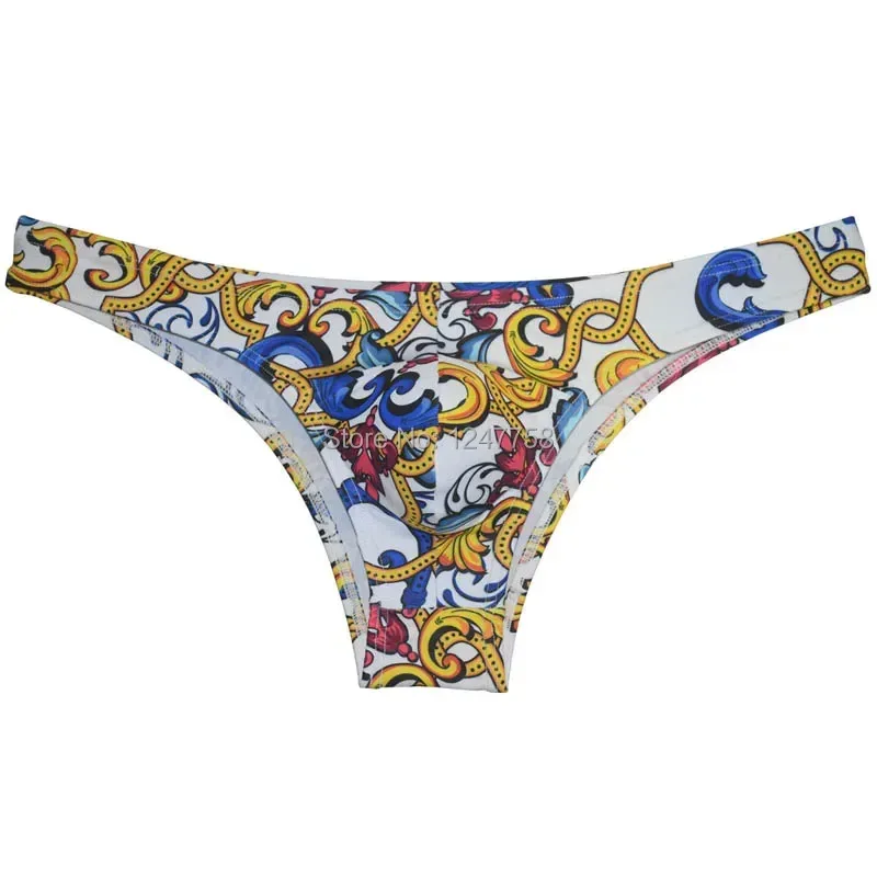 Mens Nylon Briefs Mens Bikini Briefs Underwear Cheeky Briefs Low-rise Swimwear Hipster Mini Trunks Panties Mens Lingerie — image 6