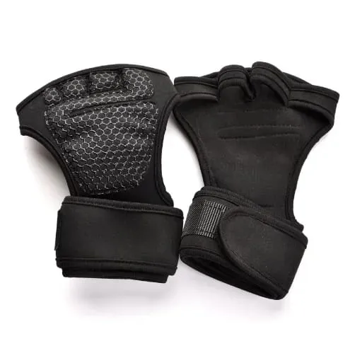 Half Finger Fitness Gym Gloves Wrist Support Palm Protection for Workout Training — image 8