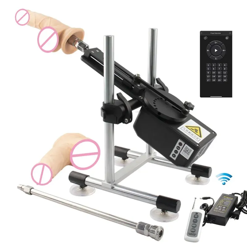 70W Sex Machine With Dildo Attachments Vibrator Sex Toys for Couples Adult Men Women Vagina Female Masturbation Sextoy