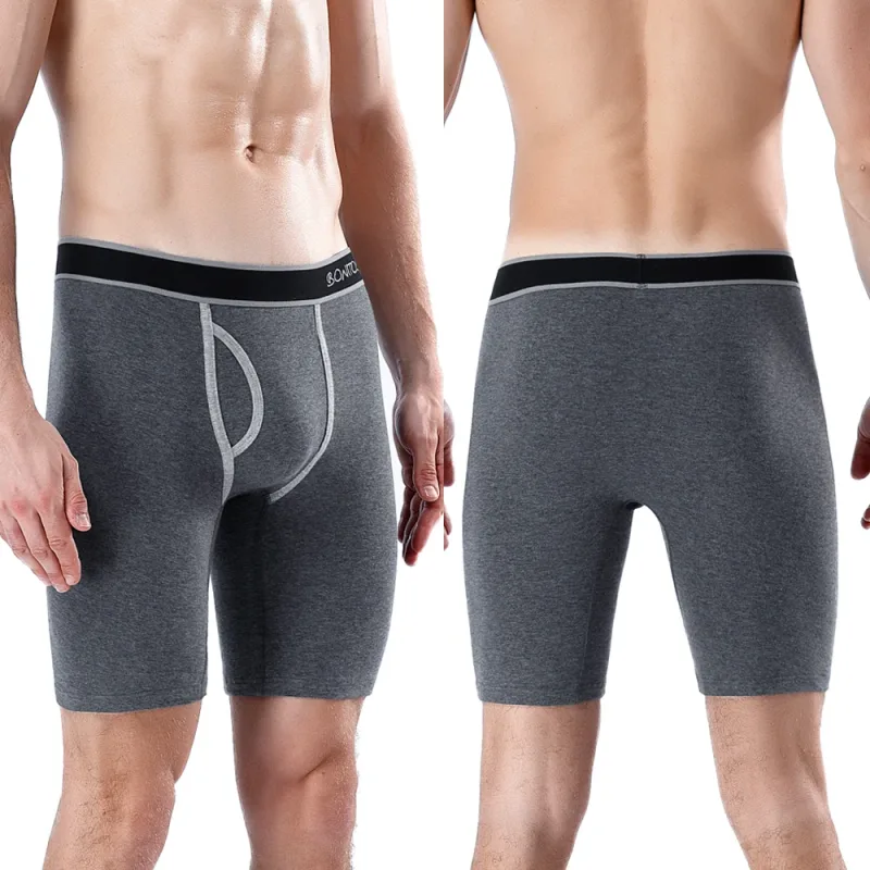 2026 New Style Bomullsfluga Boxer Långben Underkläder För Man Shorts Stor Storlek Och Trosor Homme Lyxmärke Boxerhomme kalsonger — image 4