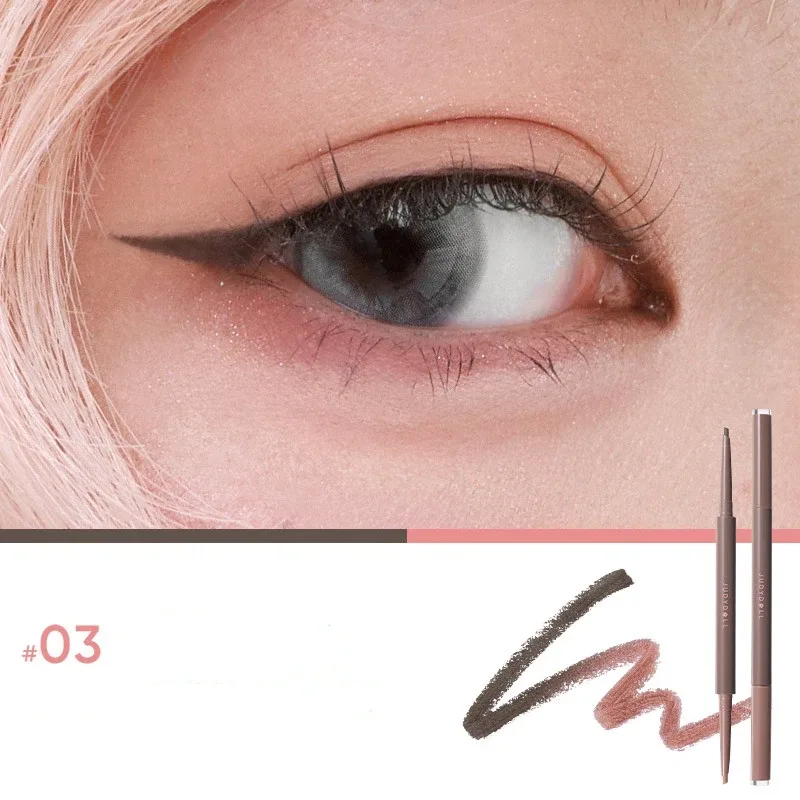 Judydoll Double Ended Eyeliner Lying Silkworm Gel Pen long Lasting Waterproof Non-Smudge Eyeliner Quick Drying Eye Makeup
