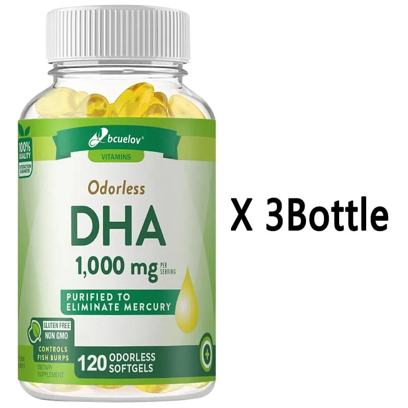 Bcuelov High Potency DHA - Supports Brain Health and Cognitive Function Improves Concentration and Intellectual Thinking — image 10