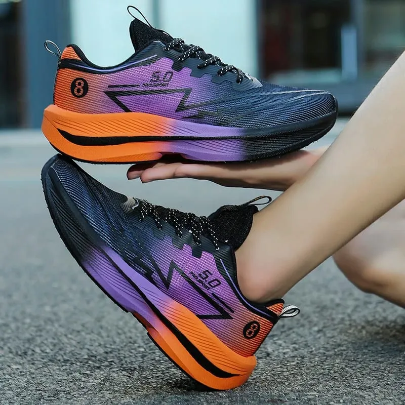 Brand Men Carbon Plate Running Shoes Soft Cushion Shock Absorbing Sports Shoes Unisex Sneakers Light Anti-Slip Training Shoes — image 6