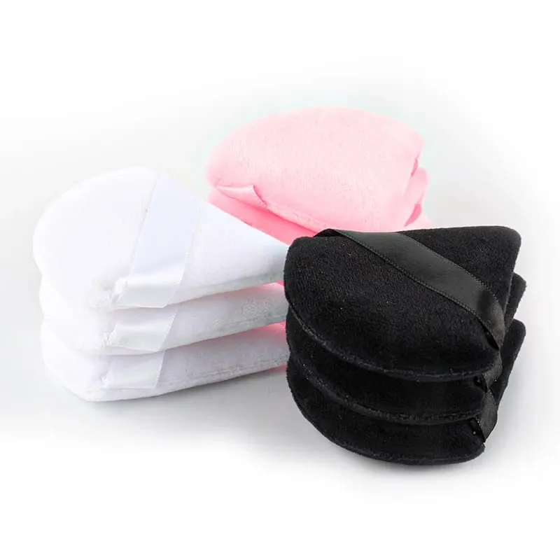 1/2/3/6 PCS Triangle Powder Puff For Loose Powder Cosmetic Foundation Puff Makeup Tool Reusable Sponge Washable Soft Powder Puff — image 6