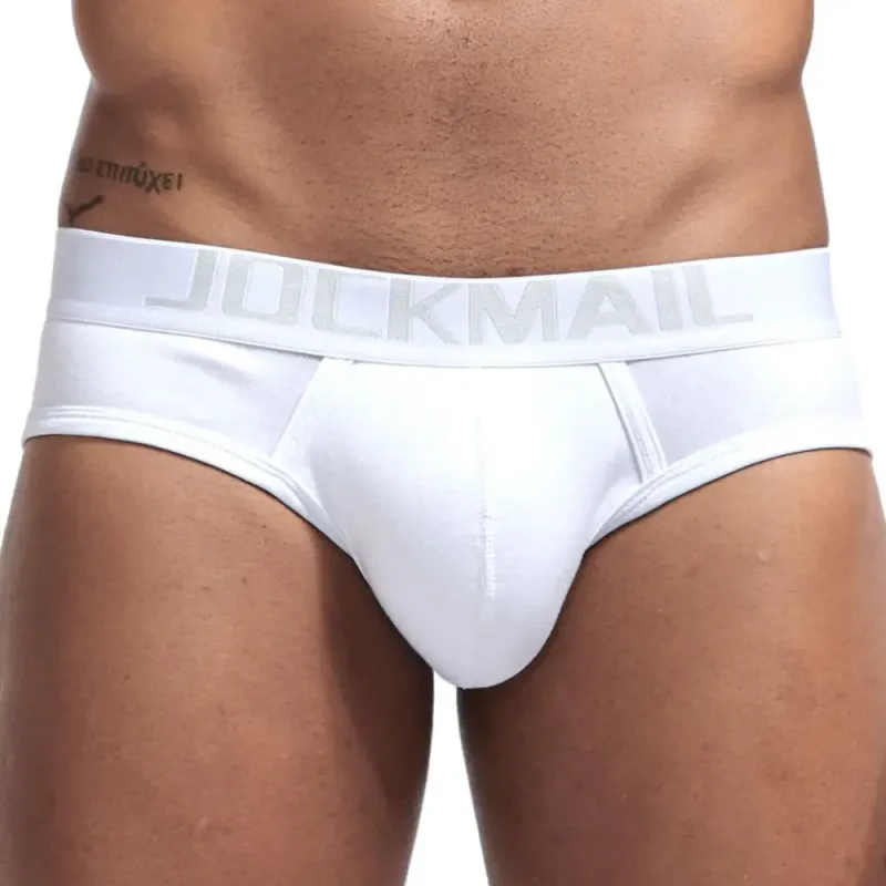 Marca masculina roupa interior respirável sexy briefs deslizamento cuecas de algodão confortável cueca masculino calcinha shorts — image 1