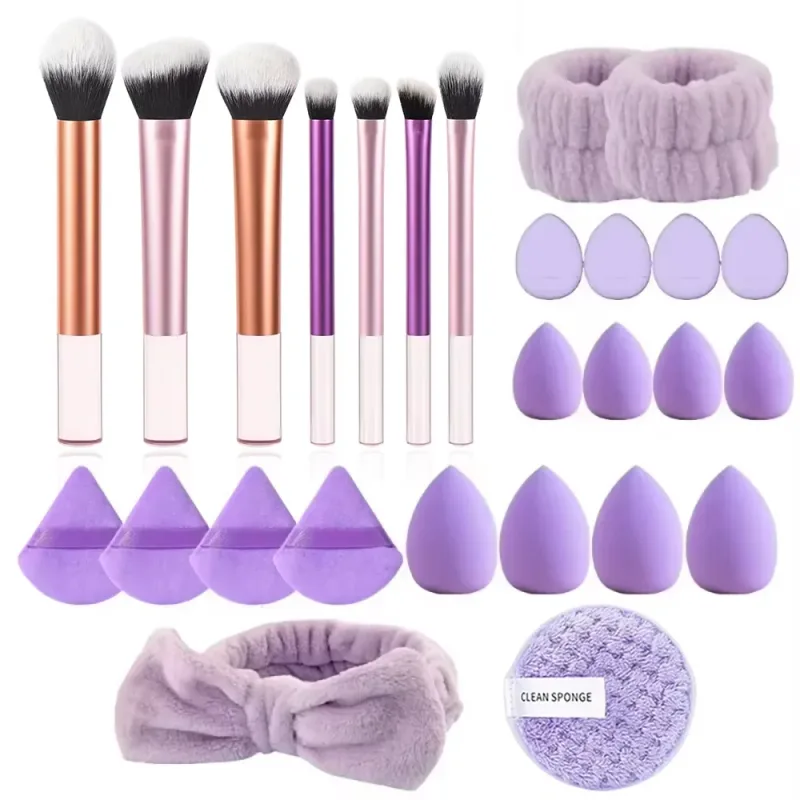 Makeup Brushes Set Premium Synthetic Kabuki Brushes Foundation Concealer Powder Blush Blending Face Eyeshadow Cosmetic Brushes S — image 34