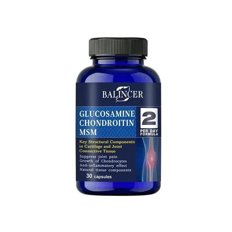 Glucosamine Chondroitin MSM - para sa Joint and Knee Health Immune System Non-GMO 120 Capsules