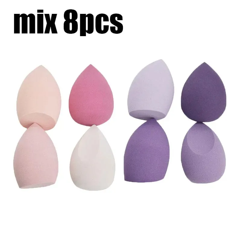 4/8/16pcs Cosmetic Puff Set Beauty Egg Wet And Dry Dual-Use Egg Makeup Foundation Sponge Air Cushion Puff Soft Makeup Tools — image 13