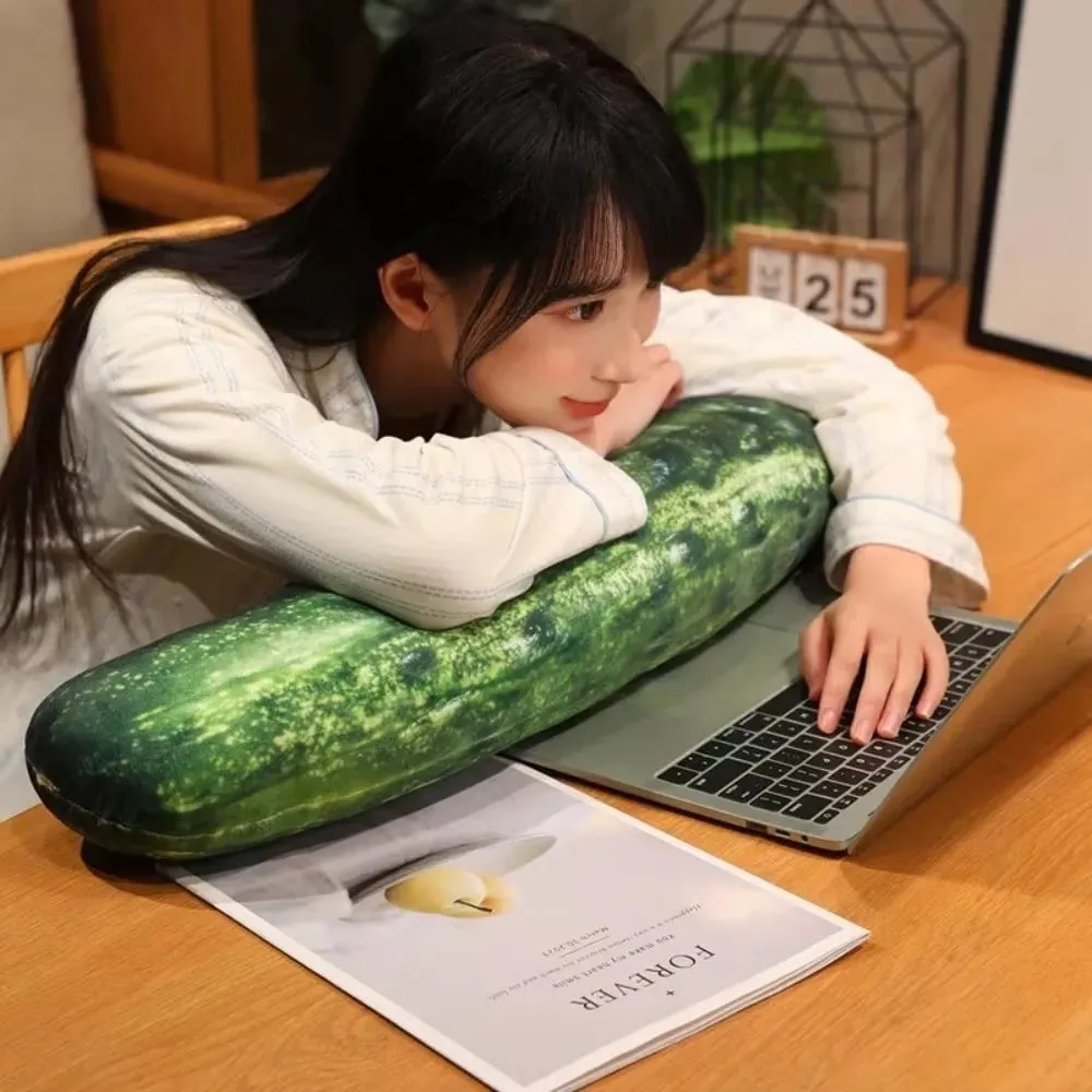 Kawaii Soft Vegetable Pillow Realistic Details Simulation Vegetable Stuffed Creative Accent Cozy Veggie Cozy Home — image 8