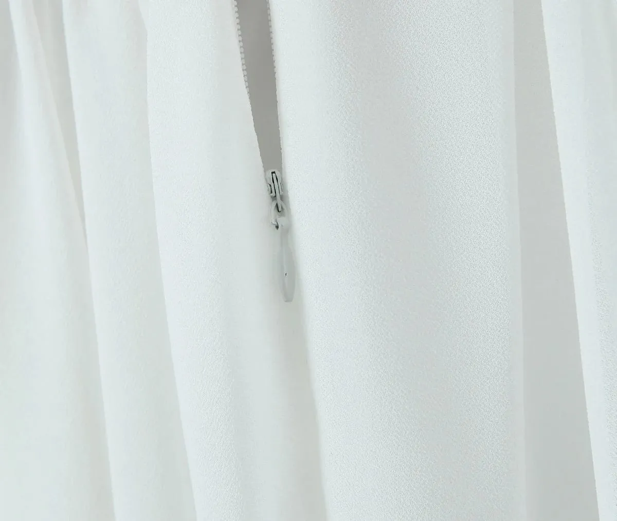 2025 boho feminino branco grande sem costas vestido estilingue o pescoço volta zíper solto balanço mini vestidos curtos férias robe