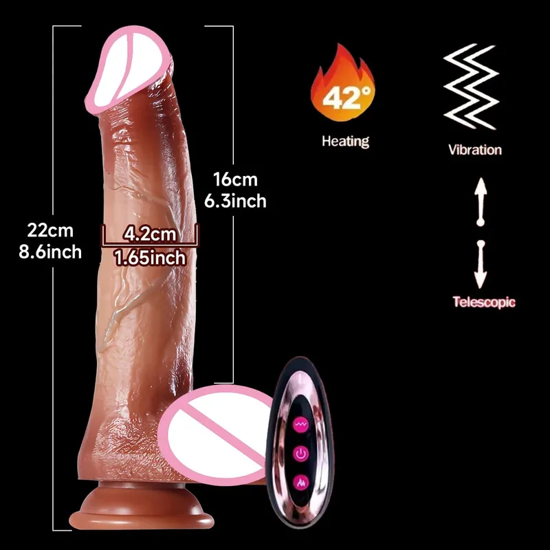 Vibrador realista para mulheres, masturbação, plug anal, penetração, impulso anal, pênis, vibrador, sexy, brinquedos sexuais adultos — image 16