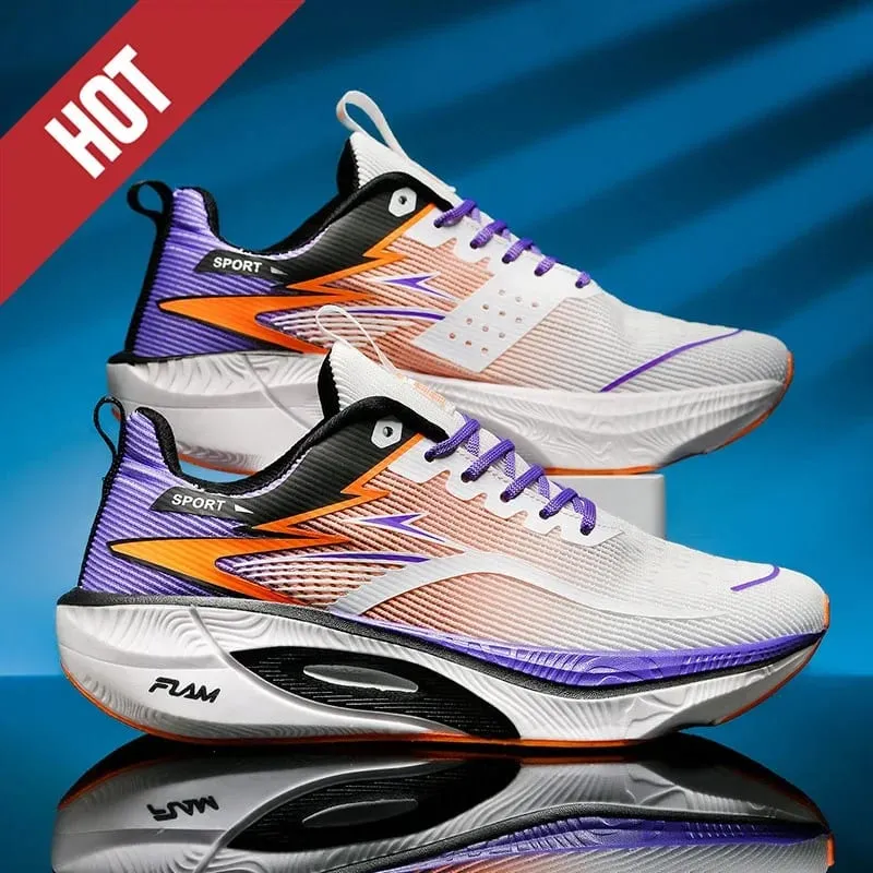 Carbon Plate Marathon Running Shoes Men Women Sports Sneakers Breathable Lightweight Shock Absorbing Stable Athletic Shoes — image 13