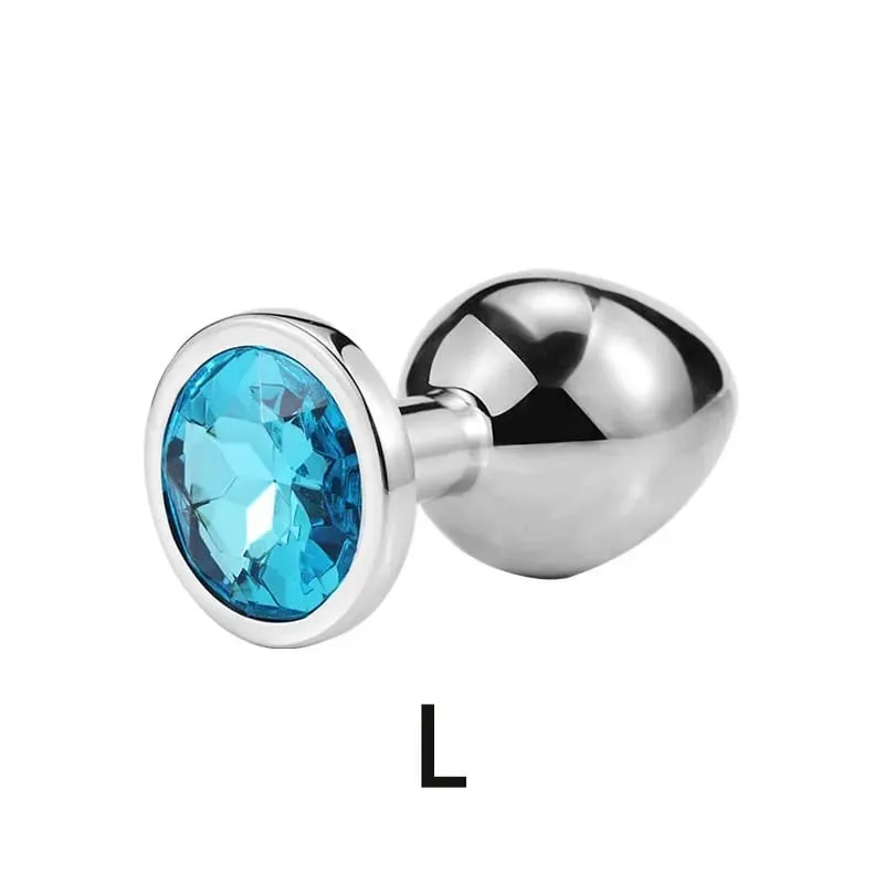 Metal suave anal plug aço inoxidável base de jóias suave butt plug massageador de próstata vibradores ânus estimulador brinquedos sexuais adultos — image 9