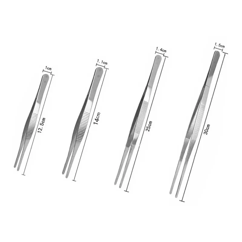 Stainless Steel Multifunction Barbecue Tongs Food Clip BBQ Kitchen Gadgets Cooking Tweezers Buffet Tool CFQJ006 — image 3