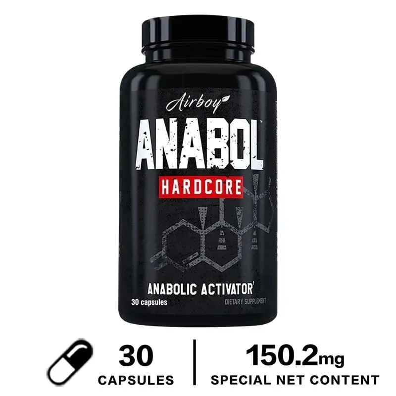 Anabol Hardcore Supplement - Paglaki ng kalamnan Pinahusay na Endurance Stress at Mood Relief at Pangkalahatang Kalusugan