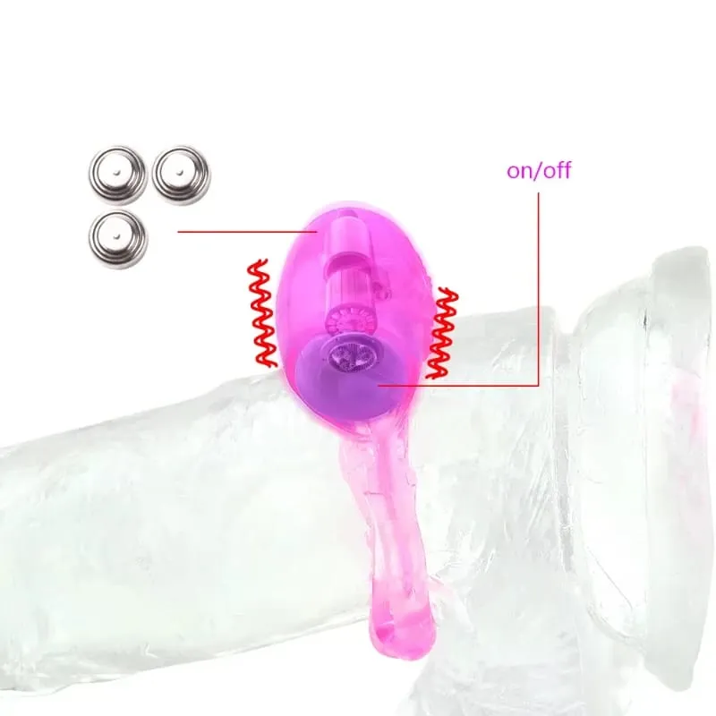 Cock Ring Vibrator Vibrating Clitoral Stimulator Strong Penis Erect Rings Erection Enhance Sex Ability Product Sex Toys For Men — image 6