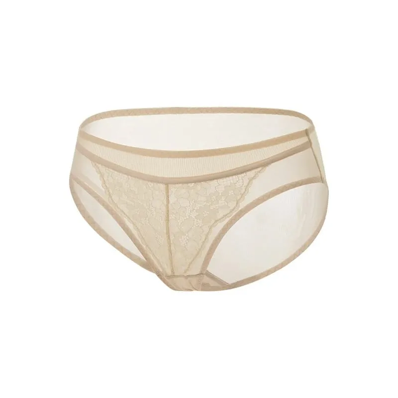 Birdtree Silk Lining Women's Elegant Bra Brief Set Soft Wireless Lace Breathable Bralette 2026 Summer New Underwear A65325JF — image 14