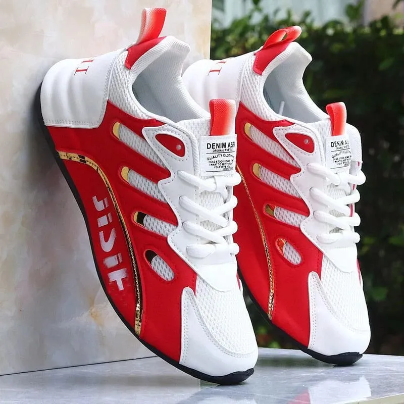 Men's Outdoor Sneakers / 1 Pair Sports Casual Running Shoes Thick Soles / Suitable for Young People Fashion Trends Outdoor Outings Daily Casual Wear — image 2