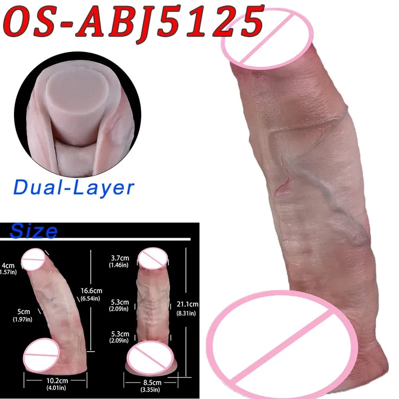 47cm Makatotohanang Mahabang Dildos Double Head Anal Vaginal Stimulator Sex Toy na May Sucker Para sa Lesbian Couples Gay Men Adult Tools — image 26