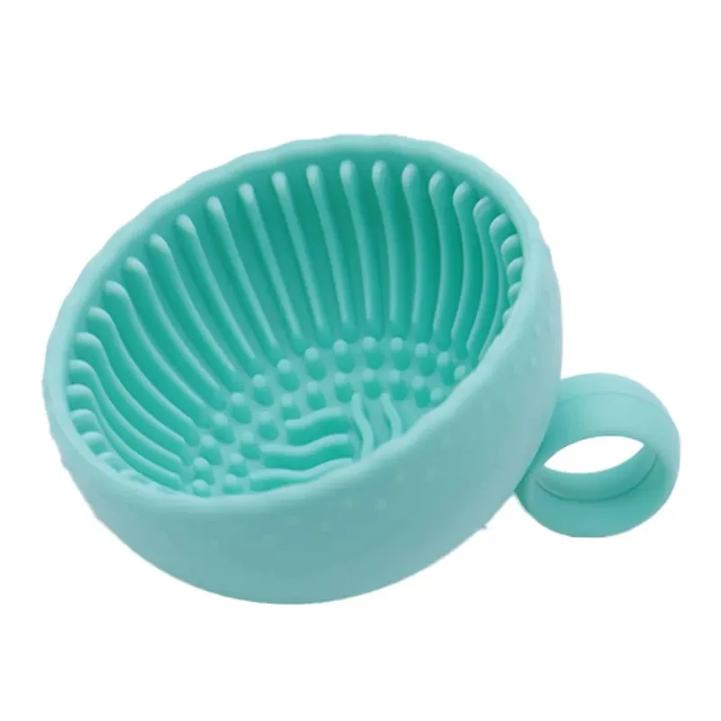 Portable Silicone Makeup Brush Cleaning Bowl For Cosmetic Brushes And Sponge Puff Multifunctional Beauty Washing Accessory — image 7