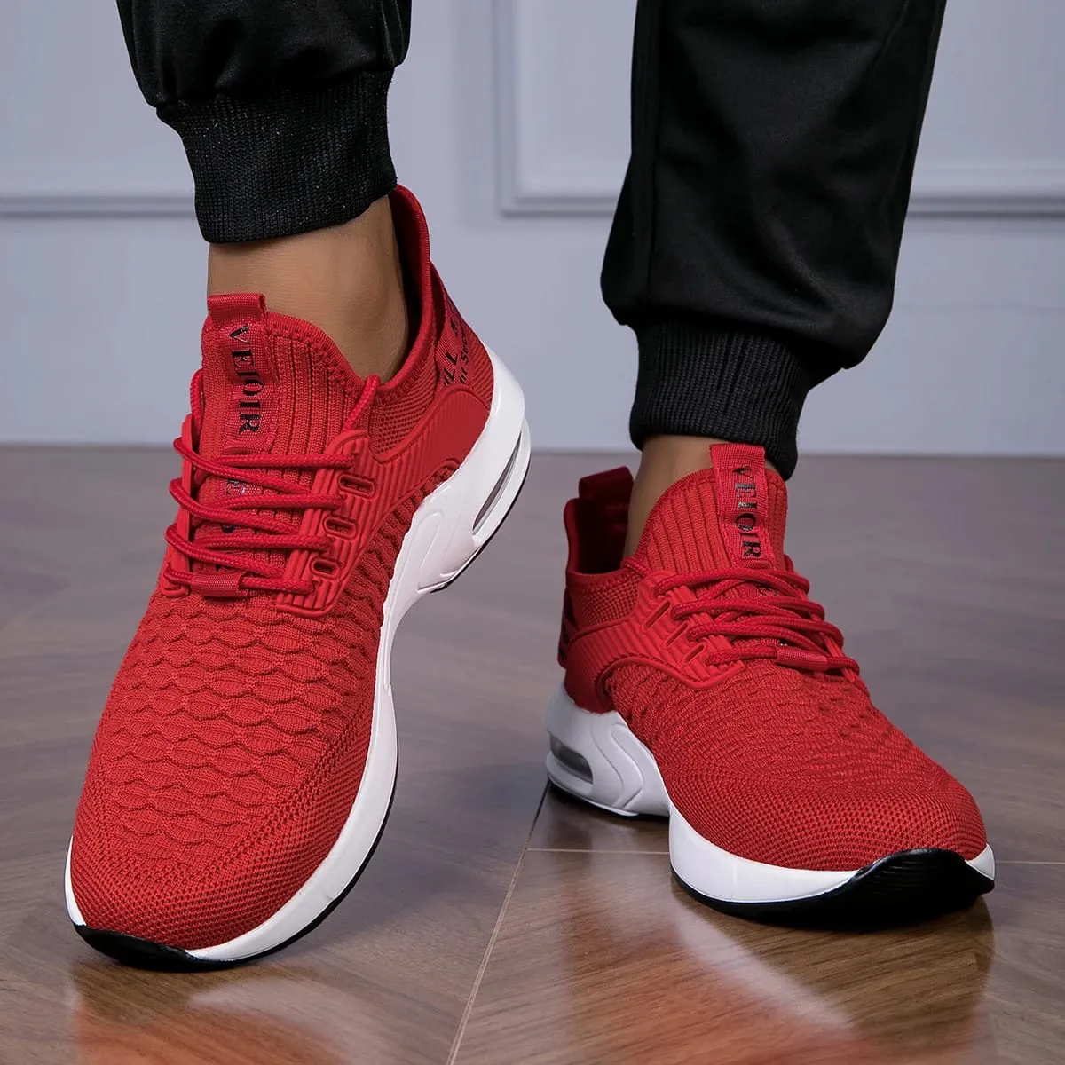 New Men's Sneakers Thick Sole Comfortable Casual Shoes Lightweight Breathable Fashion Running Shoes Luxury Male Tenis Masculino — image 7