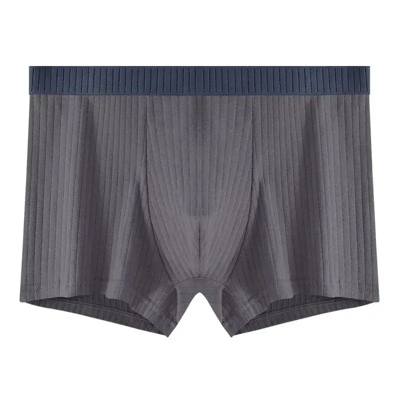 1/4 pçs roupa interior masculina de algodão puro quatro cantos shorts todo algodão antibacteriano virilha adolescente menino roupa interior ângulo plano