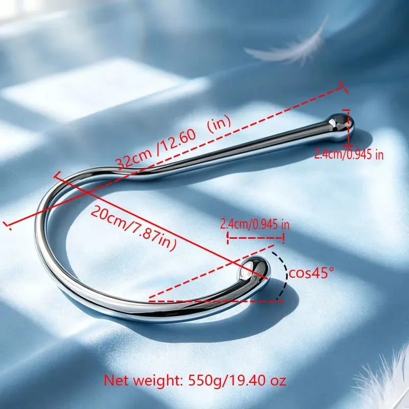 Metal Anal Hook Malaking Butt Plug Snake Staff ng Paraon Prostate Massage Anus Masturbesyon Mga Pang-adultong Laruan para sa Mga Lalaki Gay AnalPlug — image 6