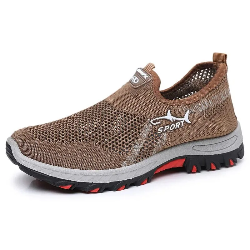 Men's Summer Mesh Shoes Breathable Lightweight Casual Sneakers Outdoor Walking Hiking Footwear 2026 New — image 8