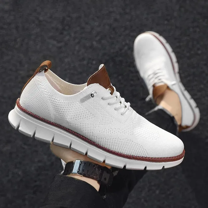 Stylish Oxfords Fashion Formal Business Urban Breathable Shoes for Male Non Slip Dress Sneakers for Man Men Casual Shoes Breeze — image 3