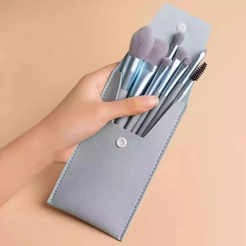 8Pcs Mini Soft Makeup Brushes Set Foundation Blush Powder Eye Shadow Highlighter Blending Make Up Cosmetic Brush Beauty Tool — image 2