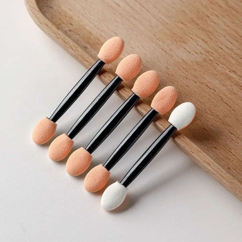 10/30/50pcs Eye Shadow Brushes Make Up Beauty Makeup Tool Reusable Dual Sided Sponge Stick Portable Applicator Accessories — image 6